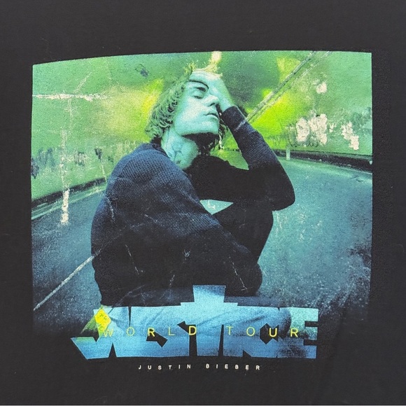 Justin Bieber - Justice World Tour 2022 T-Shirt - Size Medium - Picture 4 of 8